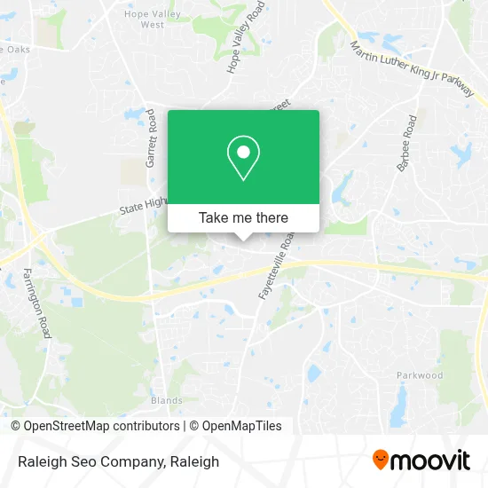 Raleigh Seo Company map