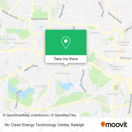 Nc Clean Energy Technology Center map