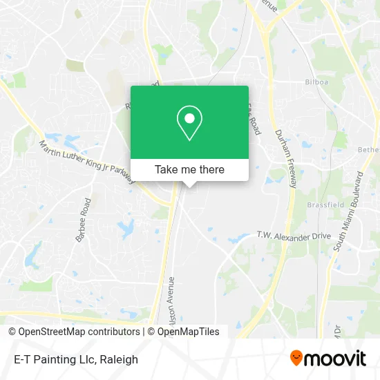E-T Painting Llc map