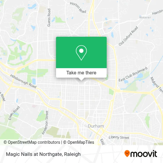 Magic Nails at Northgate map