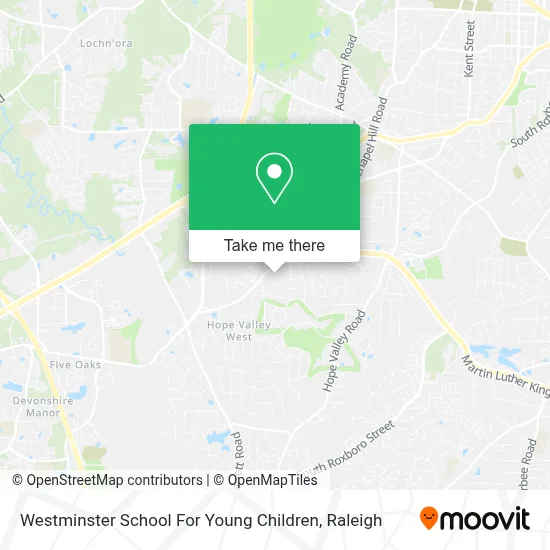 Westminster School For Young Children map