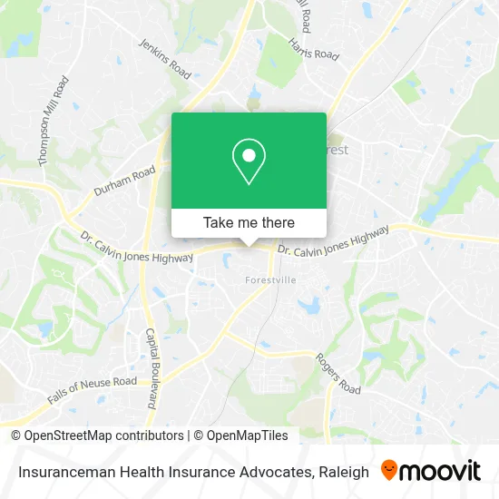 Insuranceman Health Insurance Advocates map