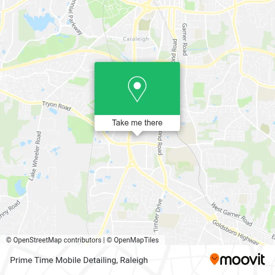 Prime Time Mobile Detailing map