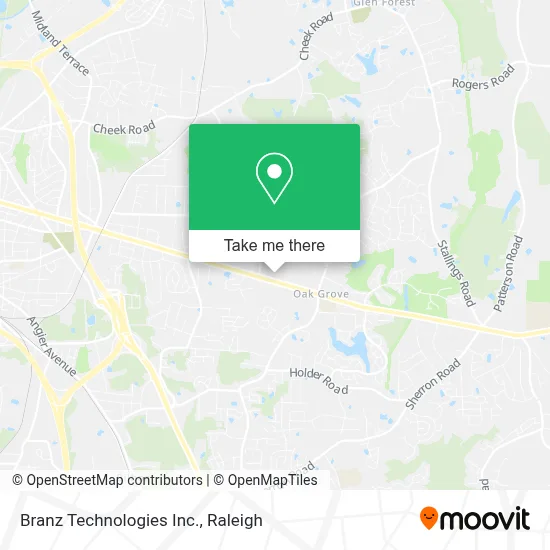 Branz Technologies Inc. map