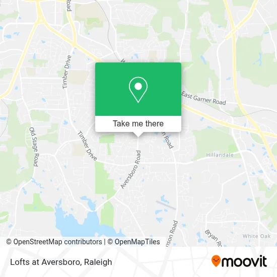 Lofts at Aversboro map