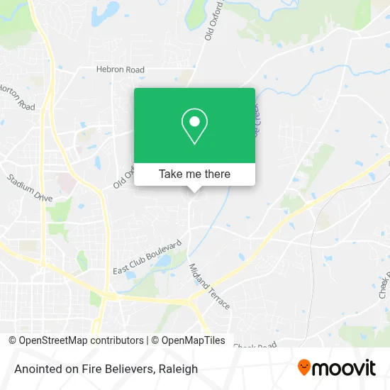 Anointed on Fire Believers map