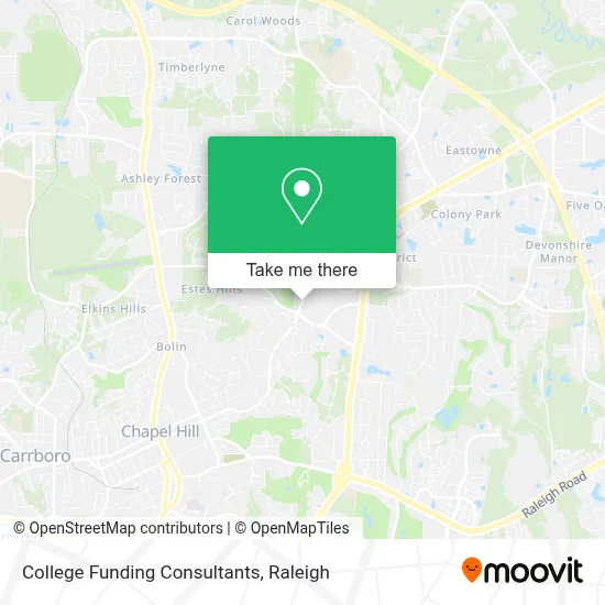 College Funding Consultants map