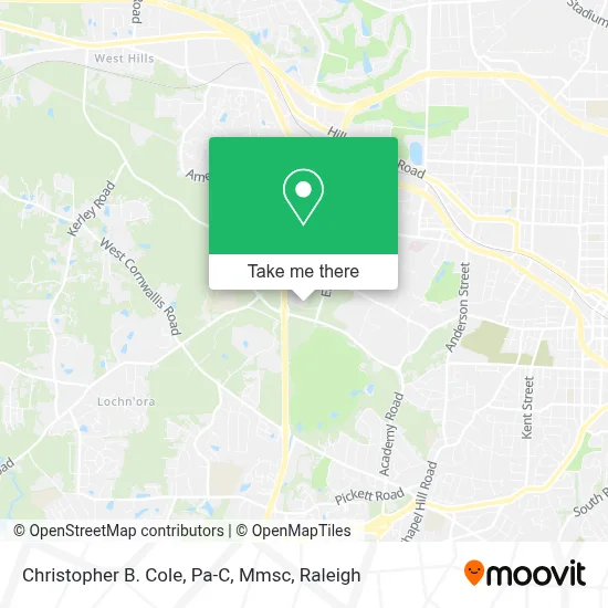 Christopher B. Cole, Pa-C, Mmsc map
