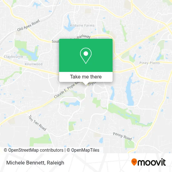 Michele Bennett map