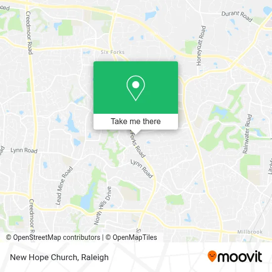 New Hope Church map