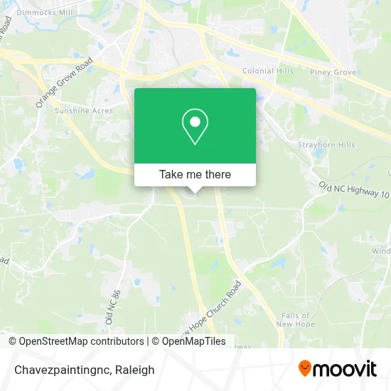Chavezpaintingnc map