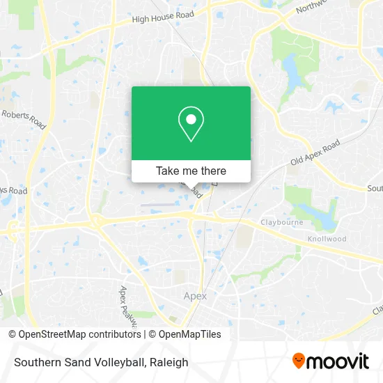 Southern Sand Volleyball map