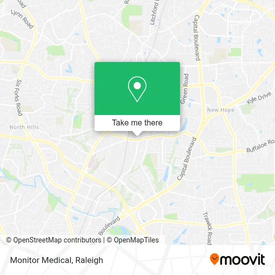 Monitor Medical map