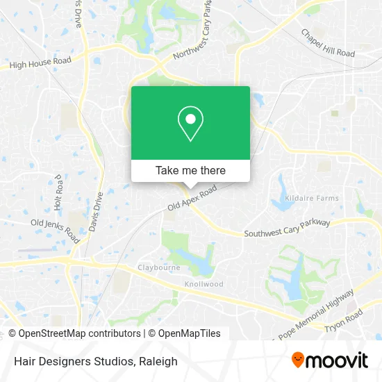 Hair Designers Studios map