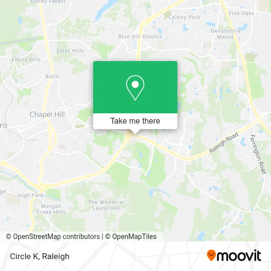 Circle K map
