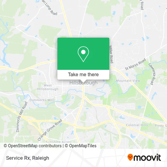 Service Rx map