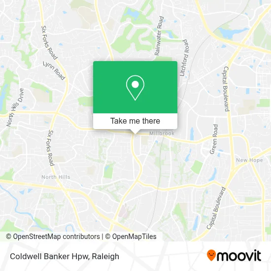 Coldwell Banker Hpw map