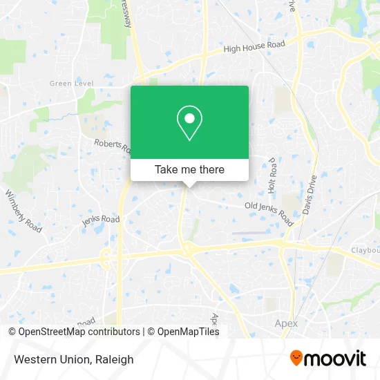 Western Union map