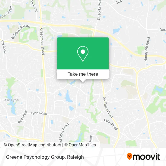 Greene Psychology Group map