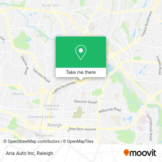 Aria Auto Inc map