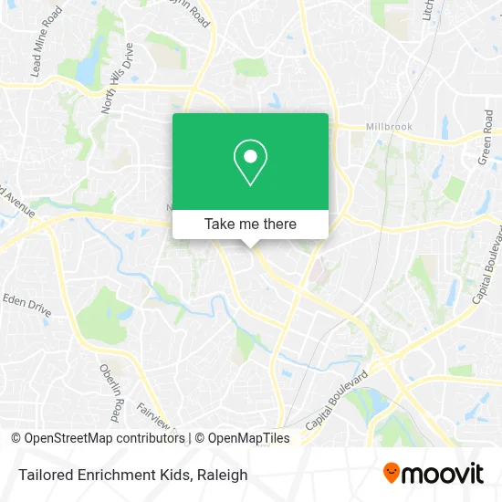 Tailored Enrichment Kids map