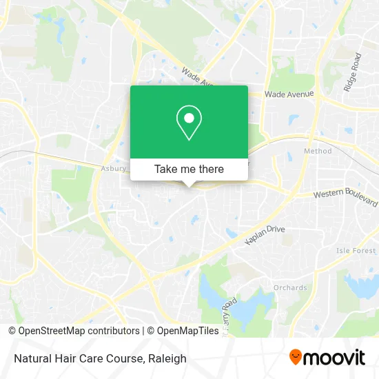 Natural Hair Care Course map