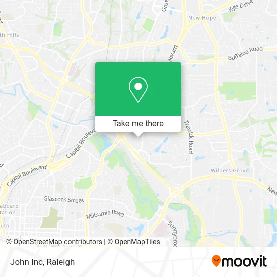 John Inc map