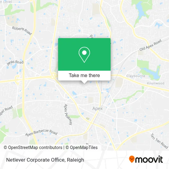 Netlever Corporate Office map