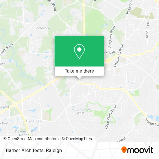 Barber Architects map