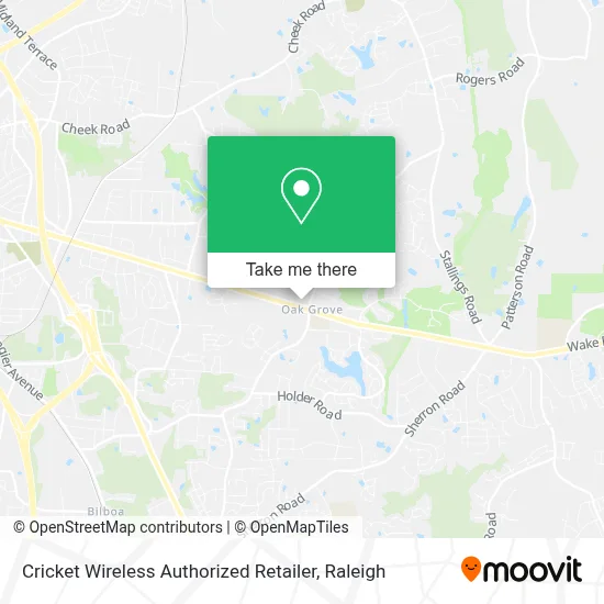 Cricket Wireless Authorized Retailer map