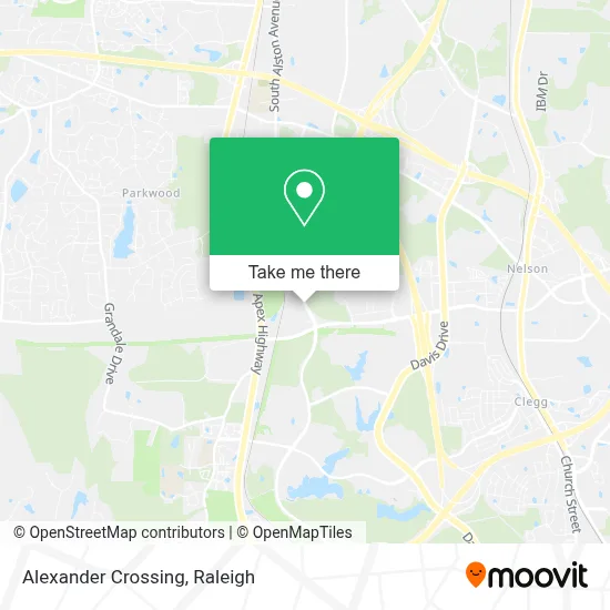 Alexander Crossing map