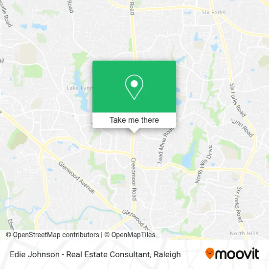 Edie Johnson - Real Estate Consultant map