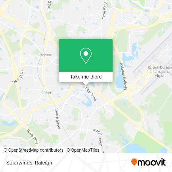 Solarwinds map