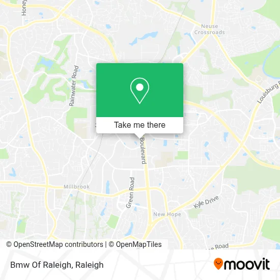 Bmw Of Raleigh map