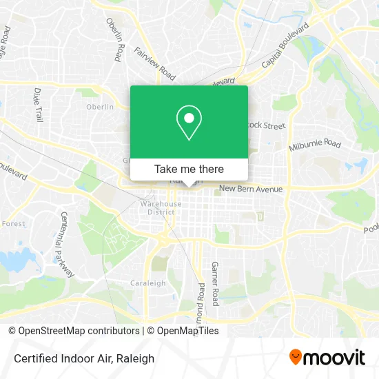 Certified Indoor Air map