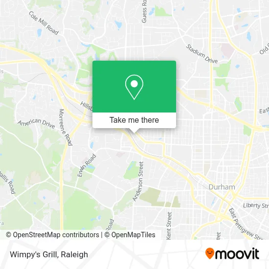 Wimpy's Grill map