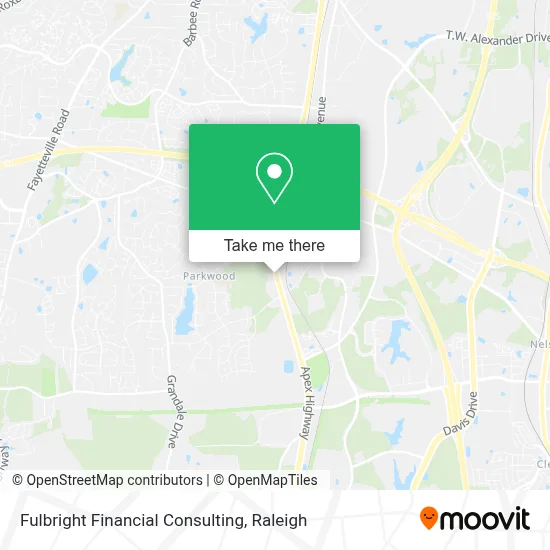 Fulbright Financial Consulting map