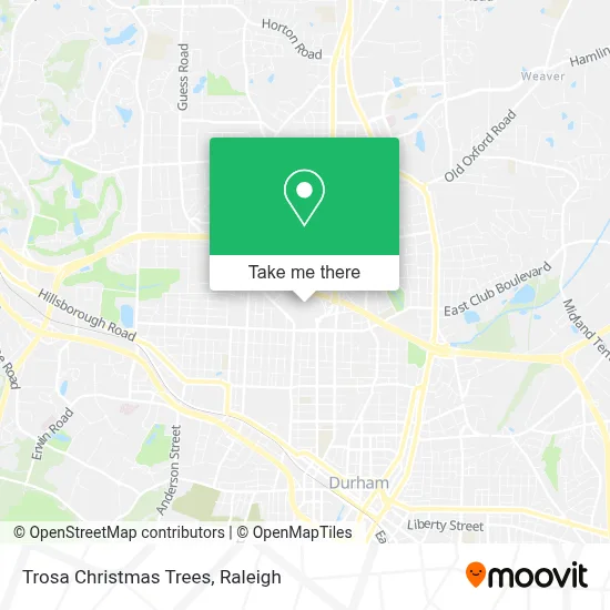 Trosa Christmas Trees map