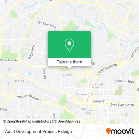 Adult Development Project map