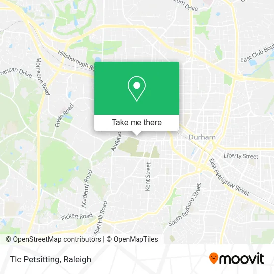 Tlc Petsitting map