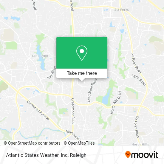 Atlantic States Weather, Inc map