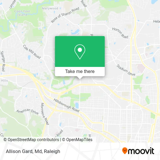 Allison Gard, Md map