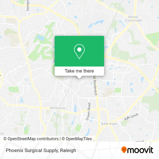 Phoenix Surgical Supply map