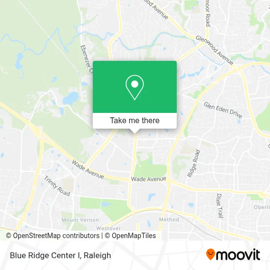 Blue Ridge Center I map