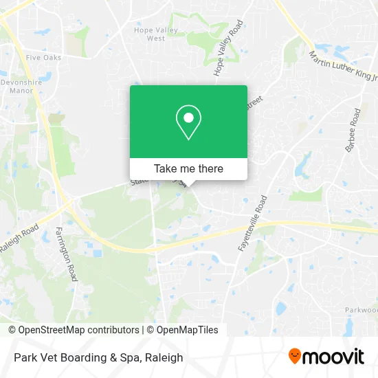 Park Vet Boarding & Spa map