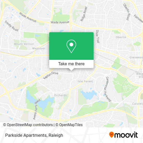 Parkside Apartments map