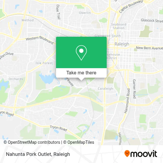 Nahunta Pork Outlet map