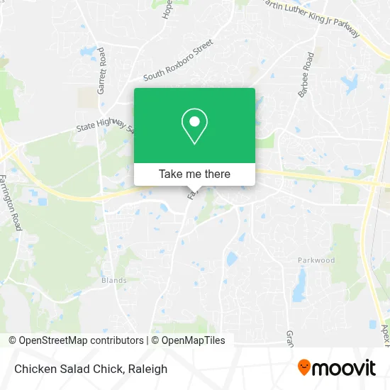 Chicken Salad Chick map