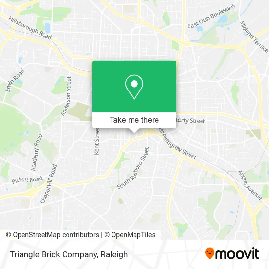 Triangle Brick Company map