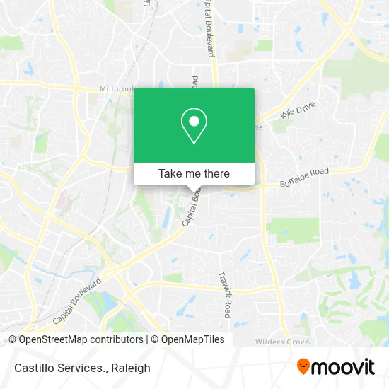 Castillo Services. map